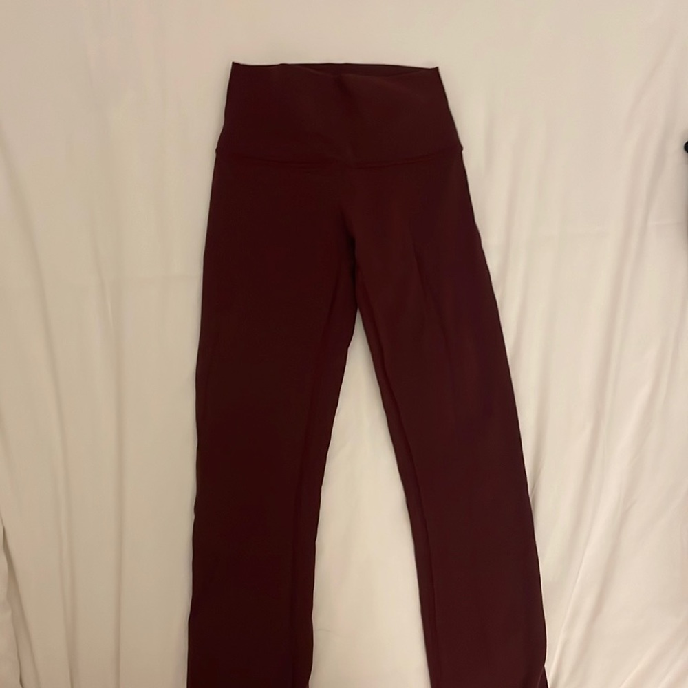 Maroon lululemon leggings